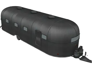 Airstream Trailer (1950) 3D Model preview