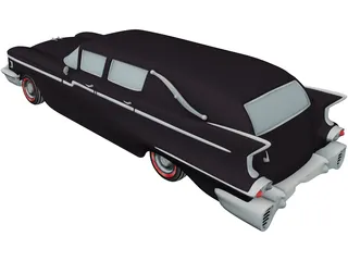 Hearse (1950) 3D Model preview