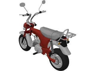 Honda CT70 (1969) 3D Model preview