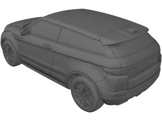 Land Rover Evoque (2018) 3D Model preview