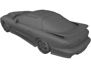 Pontiac Firebird Trans Am WS6 3D Model preview