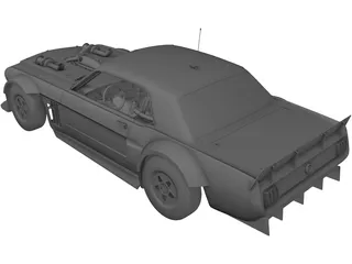 Ford Mustang Hoonicorn (1965) 3D Model preview