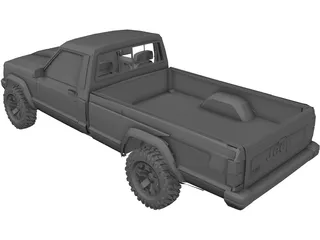 Jeep Comanche (1988) 3D Model preview