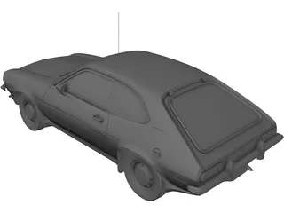 Ford Pinto Runabout (1973) 3D Model preview