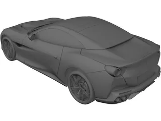 Ferrari Portofino (2018) 3D Model preview