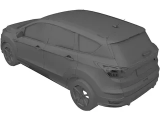 Ford Kuga (2016) 3D Model preview