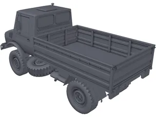 Mercedes-Benz Unimog 1300L 3D Model preview