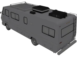 Fleetwood RV Motorhome 3D Model preview
