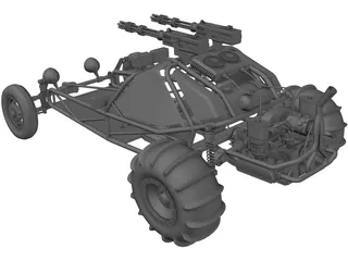 Sand Rail 3D Model preview