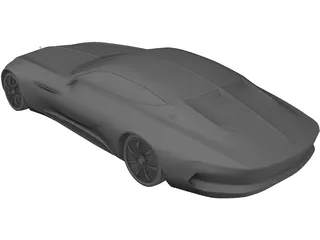 Mercedes-Maybach Vision 6 Cabriolet 3D Model preview