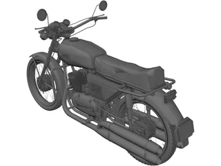 Jawa 350-634 (1978) 3D Model preview