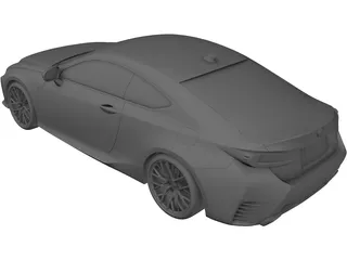 Lexus RC350 Coupe (2015) 3D Model preview