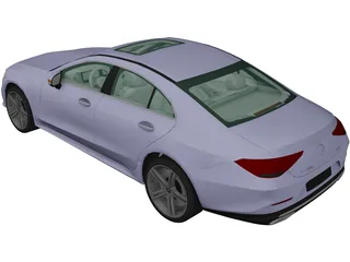 Mercedes-Benz CLS 450 (2018) 3D Model preview