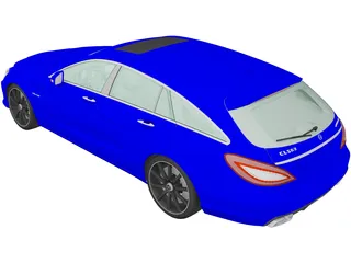 Mercedes-Benz CLS 63 AMG Wagon (2018) 3D Model preview