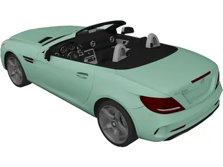 Mercedes-Benz SLC 300 3D Model preview