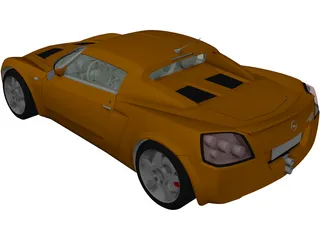 Opel Speedster Turbo (2004) 3D Model preview