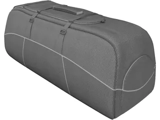 Tennis Bag 3D Model preview