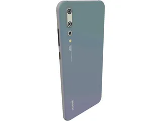 Huawei P20 Pro 3D Model preview