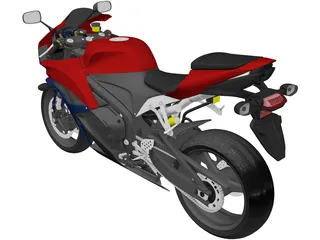 Honda CBR 600RR (2009) 3D Model preview