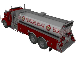 Peterbuilt Tanker 3D Model preview