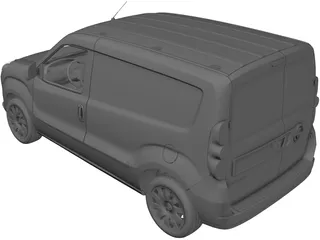 Opel Combo SWB Cargo (2015) 3D Model preview