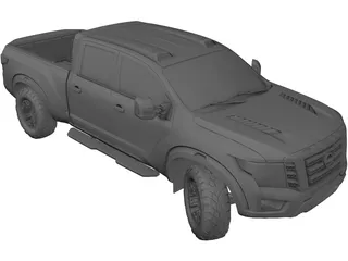 Nissan Titan (2017) 3D Model preview