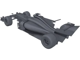 Formula 1 Car (2017) 3D Model preview