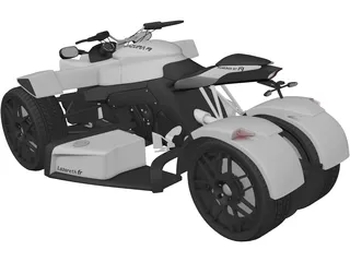 Lazareth Wazuma R1 (2017) 3D Model preview
