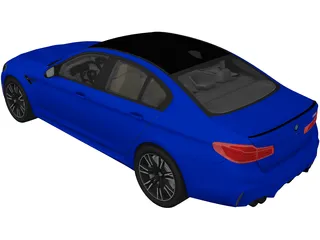 BMW M5 [F90] (2018) 3D Model preview