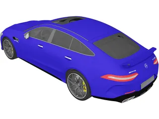 Mercedes-AMG GT 63 S 4MATIC+ 4-Door Coupe (2019) 3D Model preview