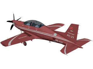 Pilatus PC-21 3D Model preview