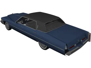 Cadillac Deville (1974) 3D Model preview
