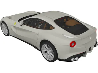 Ferrari F12 Berlinetta (2014) 3D Model preview
