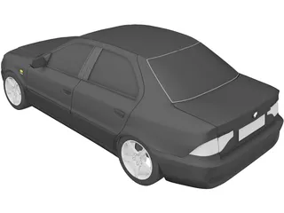 IKCO Samand Soren 3D Model preview