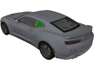 Chevrolet Camaro SS (2016) 3D Model preview