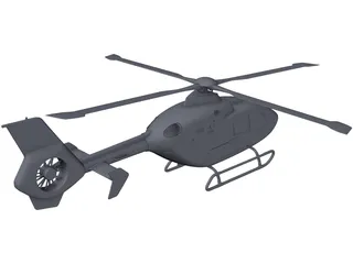 Eurocopter EC-135 3D Model preview