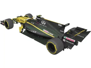Renault RS17 F1 (2017) 3D Model preview