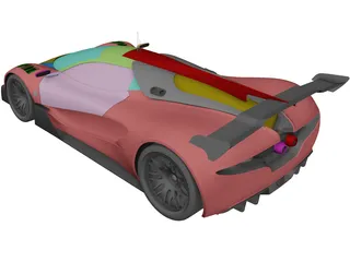 Ferrari Xezri 3D Model preview