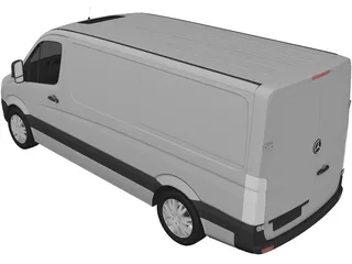 Mercedes-Benz Sprinter (2013) 3D Model preview