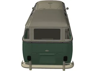 Volkswagen Transporter T1 3D Model preview