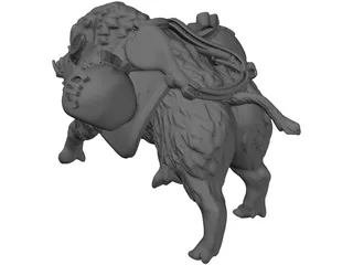 Boar 3D Model preview