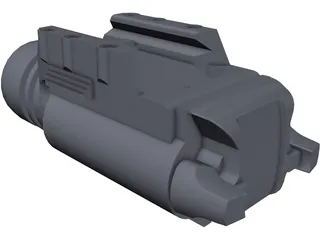 Surefire x200 Light 3D Model preview