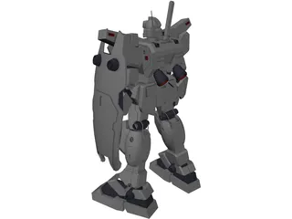 RGM-79N GM Custom 3D Model preview