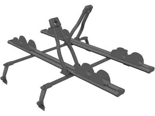 Thule Ride Roof Rack 3D Model preview