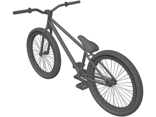 BMX Bike 3D Model preview
