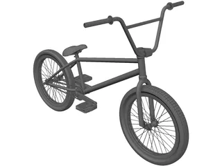 BMX Bike 3D Model preview