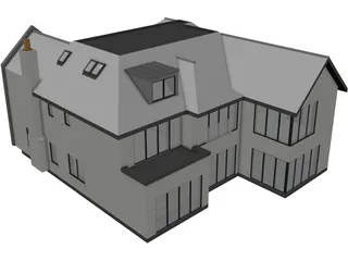 Modern House 3D Model preview