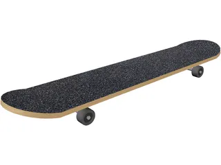 Skateboard 3D Model preview
