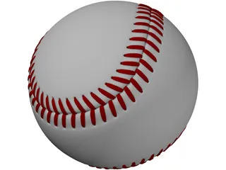 Baseball 3D Model preview