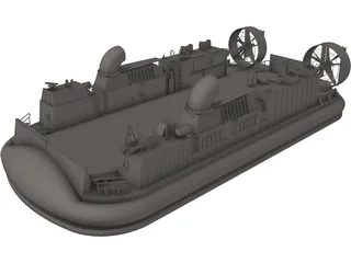 LCAC Hovercraft 3D Model preview